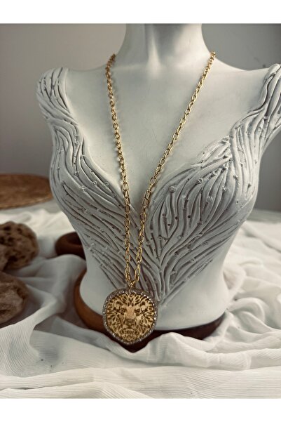 SEDEF TAKI Aslan uzun zincir kolye