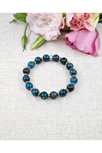Naturel Tılsım Apatite 10mm Natural Stone Bracelet