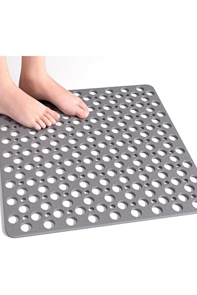 ALBBEK Bath and Shower Mat Square Bubble with Suction Cups 54 X 54 Cma-149