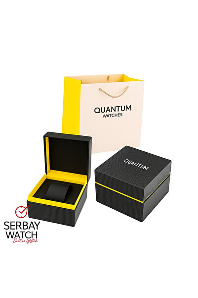 Quantum Qmg1024.350 Automatic Men's Wristwatch |   46mm, Sapphire Glass, Black Dial, Steel Bracelet