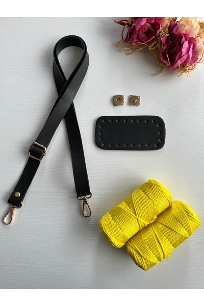 zg hobi aksesuar Knitting Bag Kit - Phone Bag Making Set