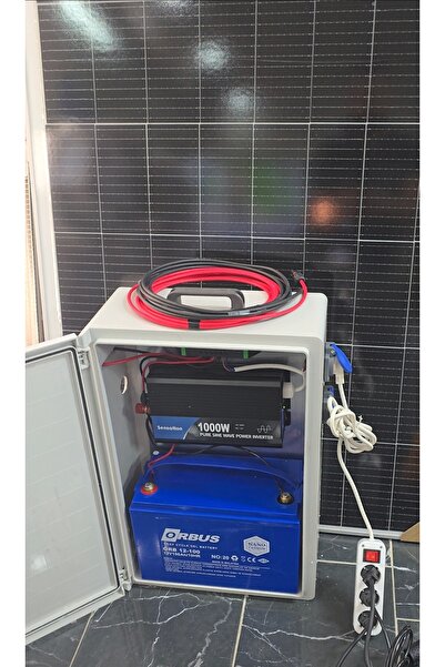 Wolnur 1 KW SAF SİNÜS AKILLI LCD EKRANLI TAŞINABİLİR SOLAR PAKET