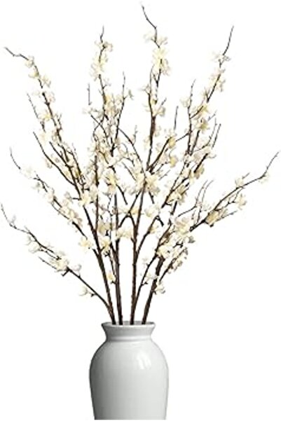 Generic Ammyoo 4 PCS Artificial Plum Blossom Party Decorations Fake Cherry Fl...