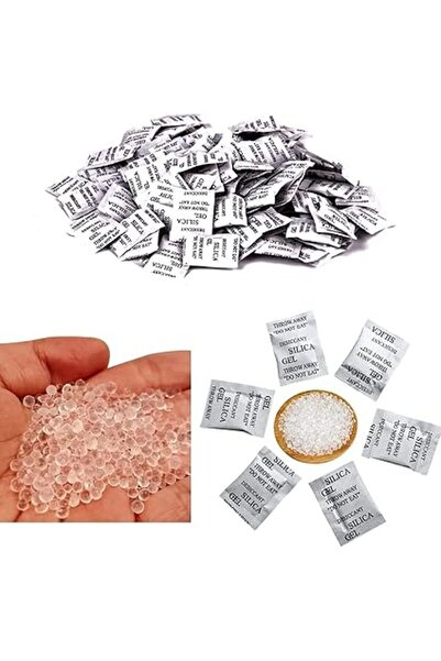 Generic أكياس هلام السيليكا لامتصاص الرطوبة وإزالة الروائح الكريهة، 100 قطعة،...