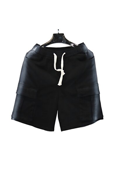 Red Planet Two-Toned Fade Cargo Shorts with Elastic Waist – Men’s Casual Streetwear