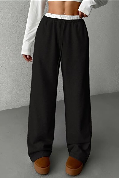 Baby xclub 3 Threaded Ribbon Belt Detailed Trousers