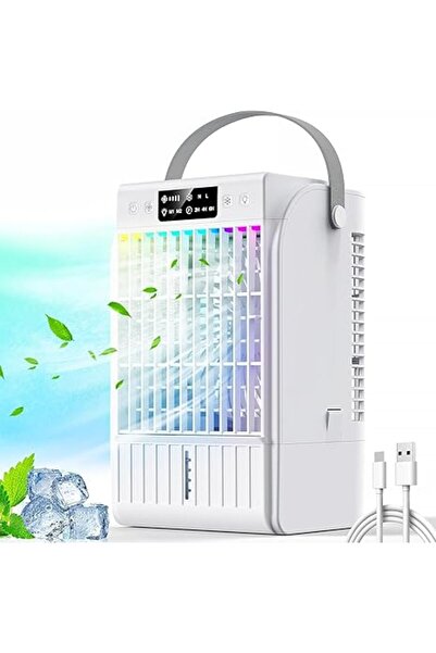 Generic مكيفات هواء محمولة، مبرد هواء محمول بسعة 1500 مل، 4 سرعات للرياح ووضع...