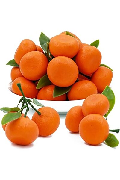 Generic 15Pcs Artificial Orange Fake Orange Simulation Mini Orange Plastic Fruits for Decoration Simulation