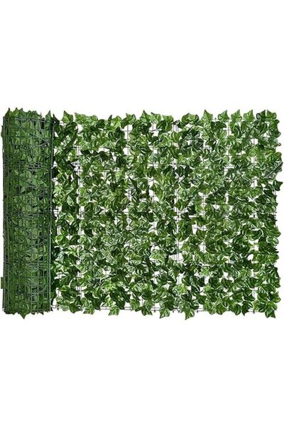 Generic شاشة لبلاب MIJOGO، سياج حديقة الخصوصية، خلفية جدار خضراء محمية من الأ...