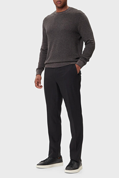 Armani Exchange Kareli Pamuklu Slim Fit Bisiklet Yaka Kazak Erkek KAZAK XM001913 AF18841 FC012