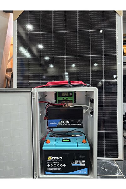 Wolnur AKILLI LCD EKRANLI SAF SİNÜS TAŞINABİLİR GÜNEŞ ENERJİLİ LİTYUM AKÜLÜ S...