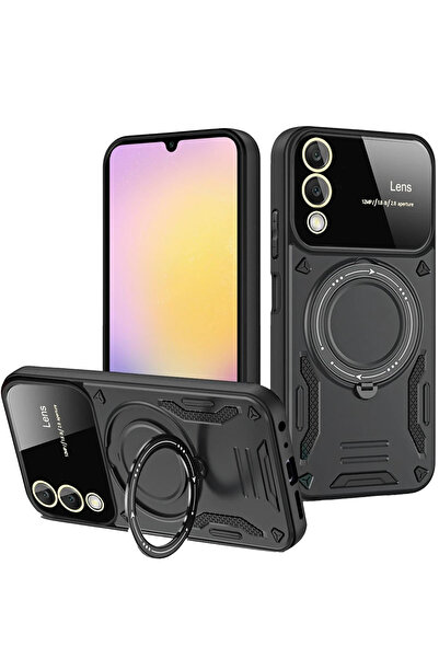 Kipgsm Samsung Galaxy S25 Edge Kılıf Kamera Lens Koruyuculu Magsafe Destekli ...