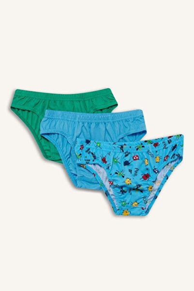DeFacto Boys' Printed 3-Pack Briefs (25 Au)