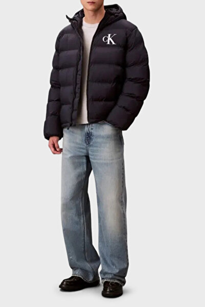 Calvin Klein Kapitoneli Regular Fit Kapüşonlu Yaka Şişme Mont LV04RD528GCEF Erkek MONT LV04RD528G CE