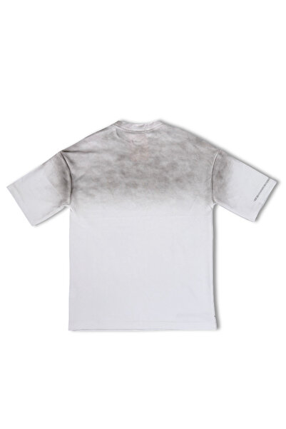 SUMAKA Vintage Oversize T-Shirt - Distressed Embroidered Unisex Washed T-Shirt Baggy