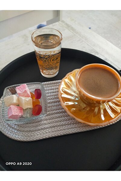 Fancybag desing Jüt kahve sunumluk fincan altligi