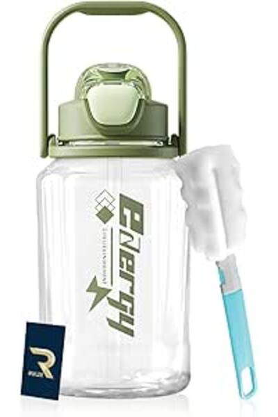 Generic RULZE 1200ml Sports Water Bottle – Leakproof, BPA-Free, Large Capacity for Gym, Travel, Camping, O