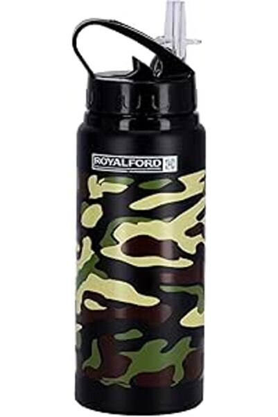 Generic Royalford 600ML Stainless steel Sport Bottle Black
