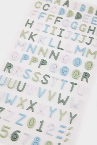 DeFacto Women's Clover Themed Letter Charm Keychain G1018Axns