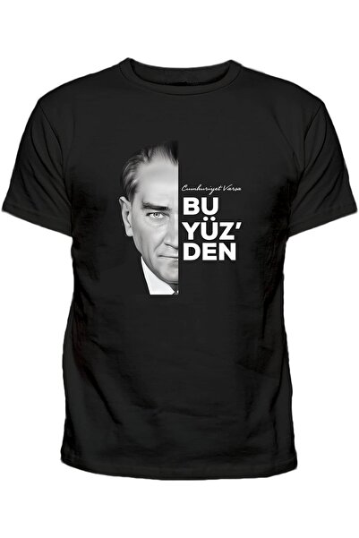 Efendioğlu Design Cumhuriyet Varsa Bu Yüz'den Atatürk ve 29 Ekim Baskılı Çocu...