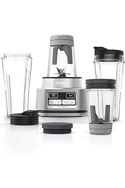 Generic خلاط نينجا فودي باور نيوتري ٢ في ١، لخلط أوعية السموثي، والصلصات السميكة والمشروبات المجمدة، أوتوماتيكي