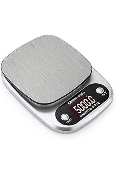 Generic Rophie Digital Kitchen Scale 5kg Kitchen Weighing Food Scale for Baking Cooking (5kg)