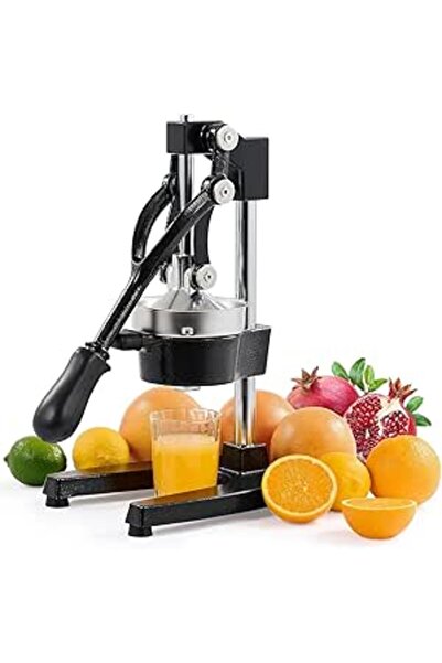 Generic Professional Citrus Juicer Cast Iron Citrus Juicer, Commercial Grade Manual Hand Press Countertop Sq