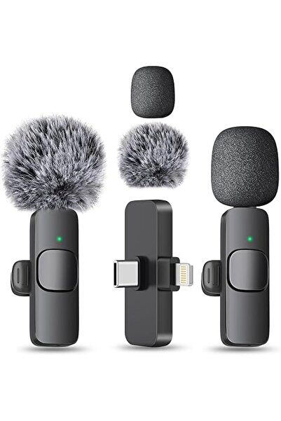 Generic Professional Wireless Lavalier Lapel Microphone for iPhone, iPad - Cordless Omnidirectional Condense