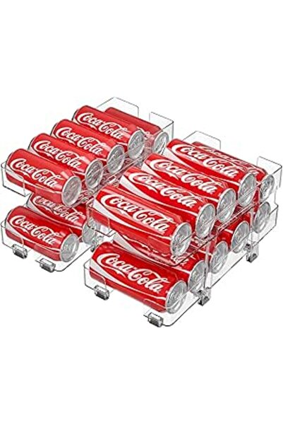 Generic منظم علب الصودا القابل للتعديل، موزع علب المشروبات، موزع مشروبات الجا...