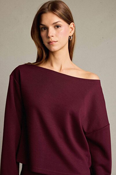 DeFacto Kayak Neckline Modal Sweatshirt G2914Ax25Au