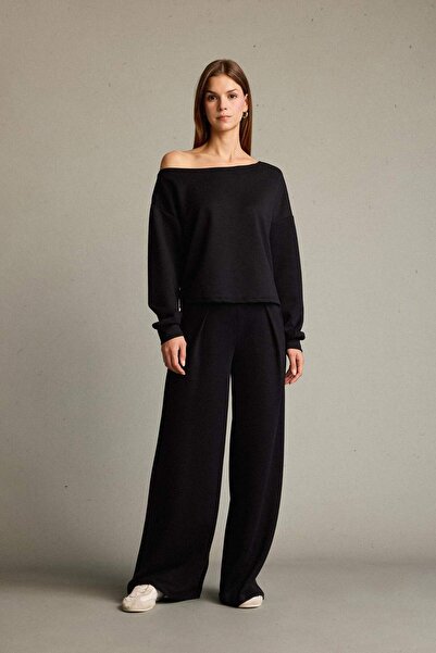 DeFacto Kayak Neckline Modal Sweatshirt G2914Ax25Au