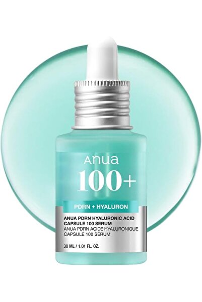 ANU كبسولات حمض الهيالورونيك PDRN 100 سيروم، سيروم للوجه المتألق