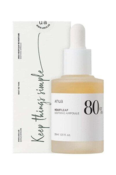 ANU أمبولة هارتليف المهدئة 80% لتهدئة بشرة الوجه 30 مل