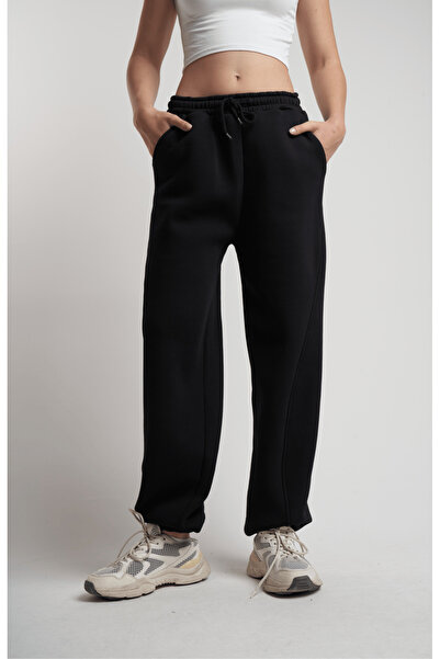 citycenterfashion Pantaloni de sport de iarnă groși pentru femei, cu talie în...