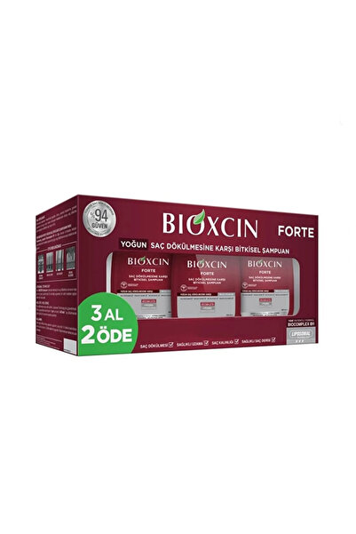 Bioxcin Forte Shampoo 300ml - Anti-Hair Loss, Buy 3 Get 2 Free