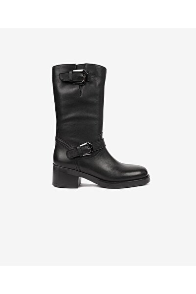 Greyder Kadın Siyah Hakiki Deri Günlük Bot 4K2TB59142