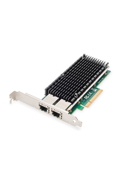 Digitus 10Gbps Çift Port Ethernet Adaptörü<br> Digitus 10Gbps Dual Port Ethernet Server Adapte