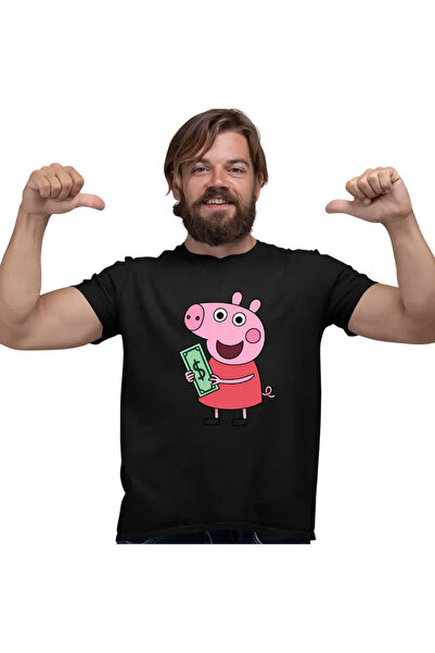 OEM Ανδρικό T-Shirt Peppa Pig Money Dollars