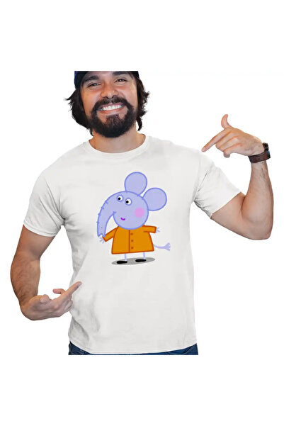 OEM Tricou Barbati Elefantul Edmond Purcelusa Peppa Pig