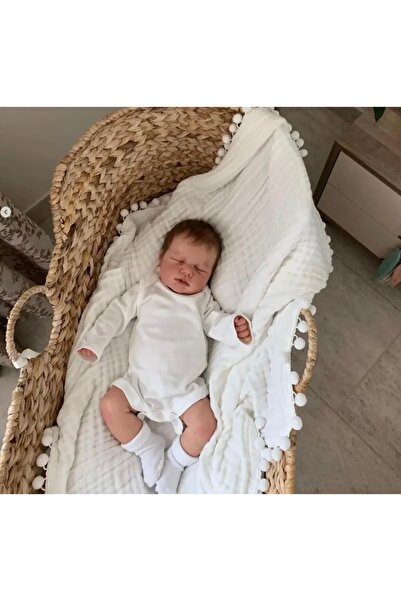 minigimin dolabı Reborn gerçekçi bebek silikon bebek Vinil Silikon Bebek