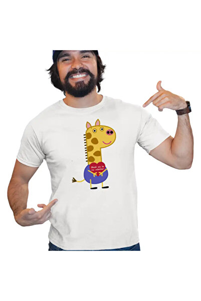 OEM Ανδρικό T-Shirt Gerald η Καμηλοπάρδαλη Πέππα το Γουρουνάκι
