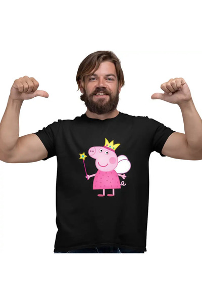 OEM Tricou Barbati Purcelusa Peppa Pig Zana Maseluta