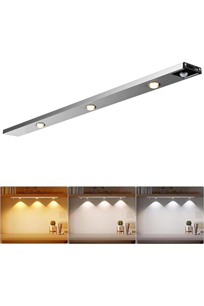 cm solar CM 103 Dekoratif Şarjlı Hareket Sensörlü Led Aydınlatma 500x35x10mm