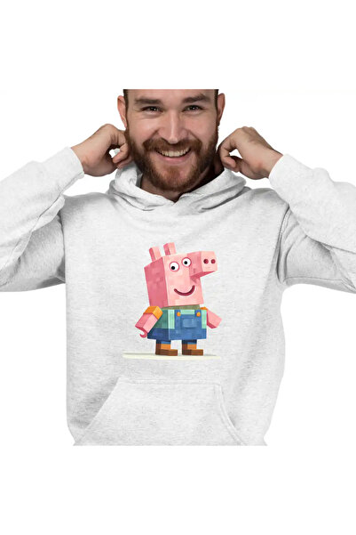 OEM Peppa Pig Minecraft Roblox Men's Hoodie