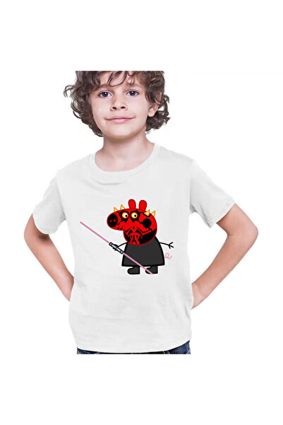 OEM Tricou Copii Baieti Peppa Star Wars Darth Maul