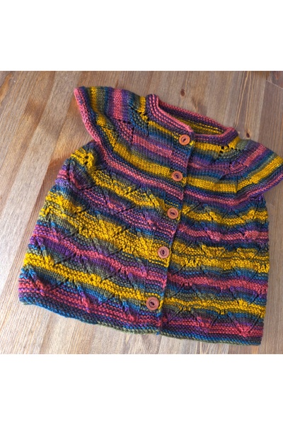 PİNA HEDİYELİK AKSESUAR El Örgüsü Bebek Yelek 1-2 Yaş