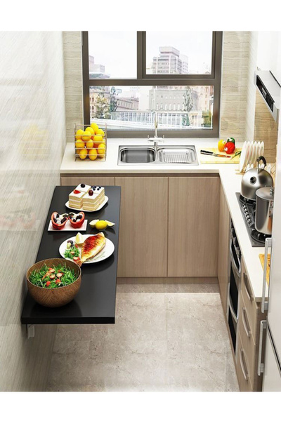Modern home Wall mounted folding table and desk
