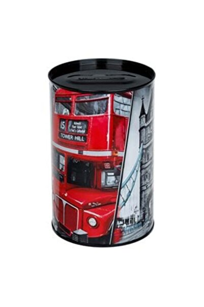 OEM Μεταλλικός Κουμπαράς Λονδίνο Ø8 x 12,5 εκ.