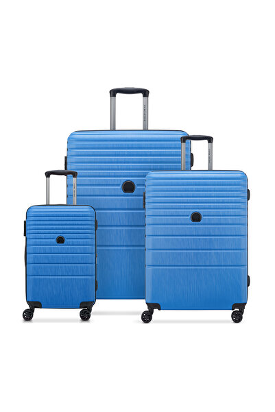 Delsey ALEXANDRA 3-PIECE SET 55/70/82CM (L+M+S) BLUE