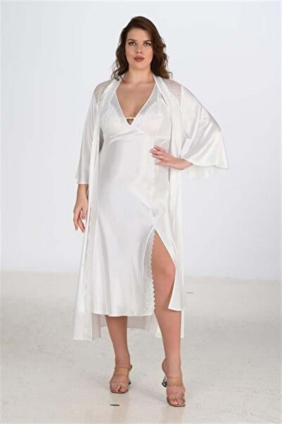 CHI'LA Collection Ecru Dressing Gown Set of 2 Large Size 6224